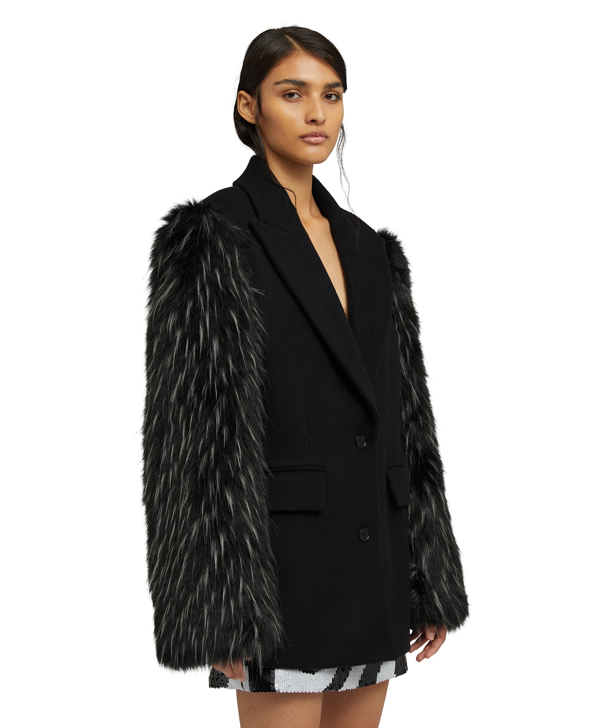 "Compact Wool felt" jacket - 4