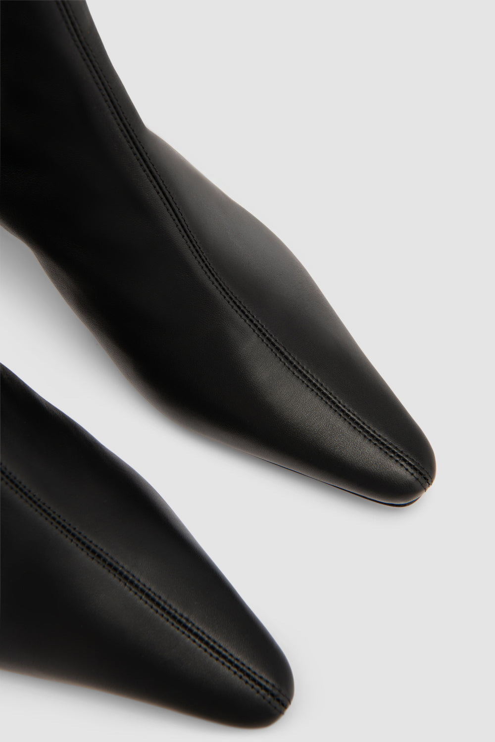 Kitten Stevie 22 Black Stretch Nappa Leather Ankle Boot - 4