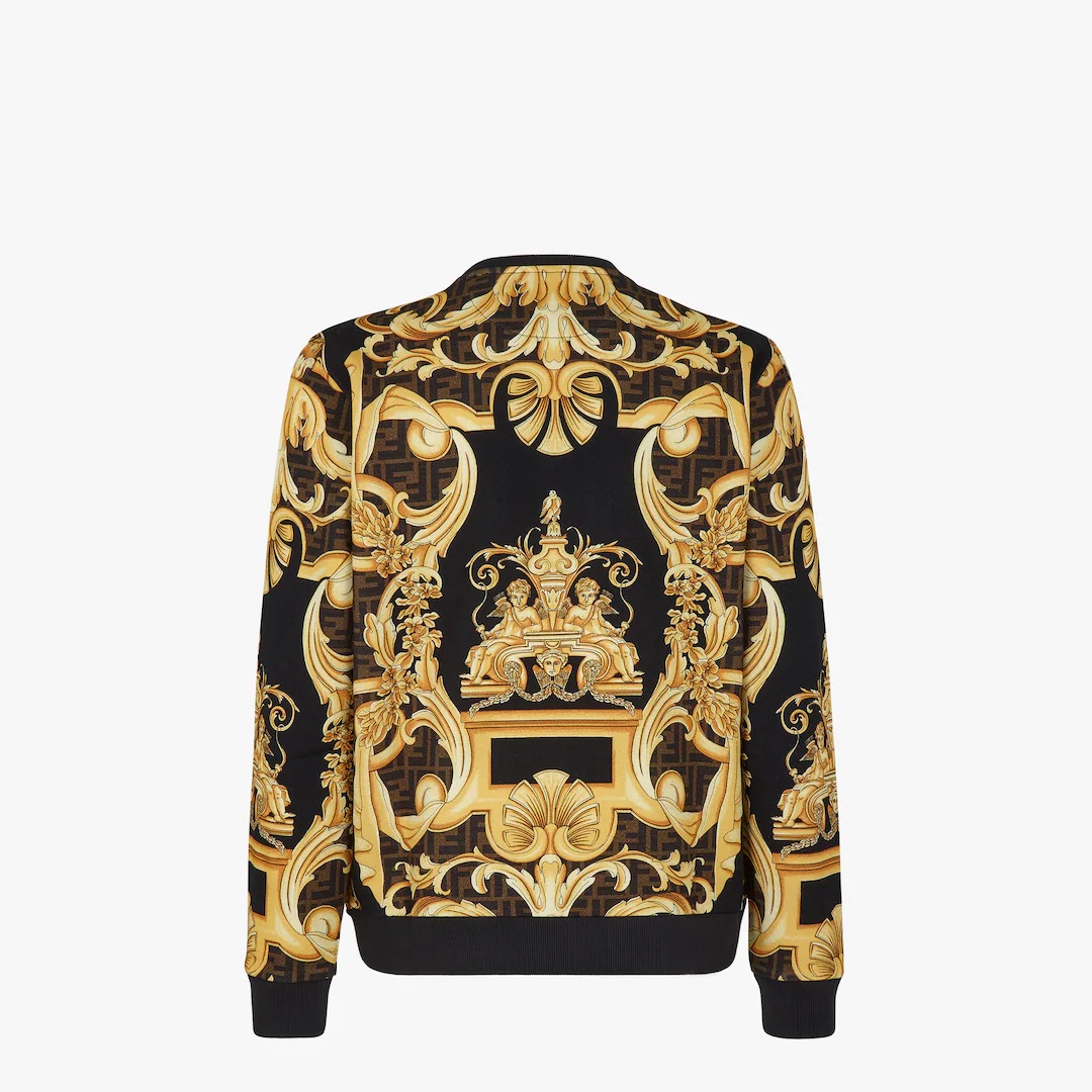 Fendace multicolor jersey sweatshirt - 2