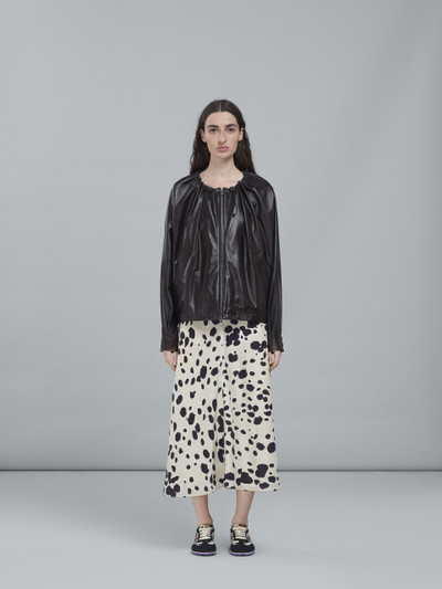 Marni LIGHT NAPPA LEATHER CROPPED JACKET outlook