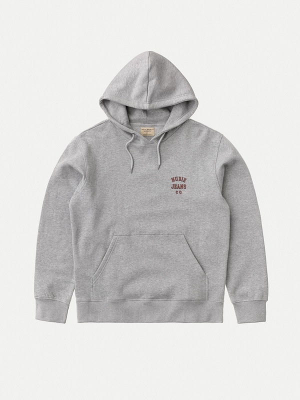 Franke Logo Hoodie Greymelange - 1