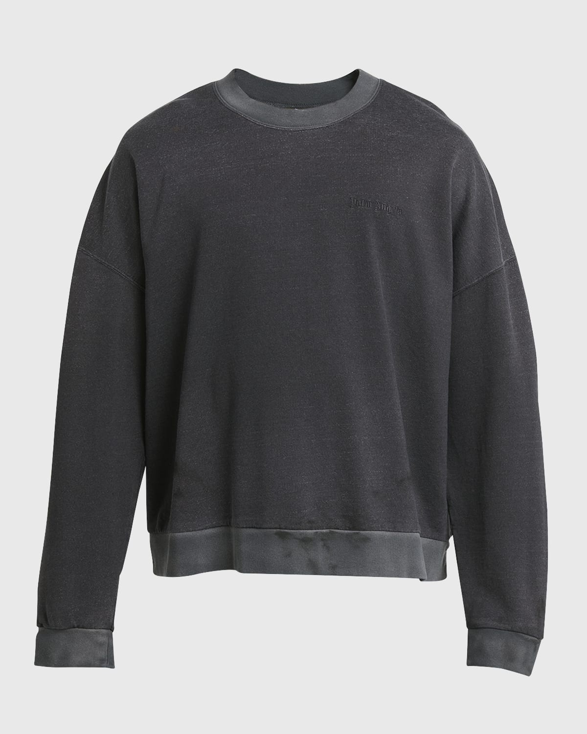 Men's Linen-Blend Relaxed Sweatshirt - 1