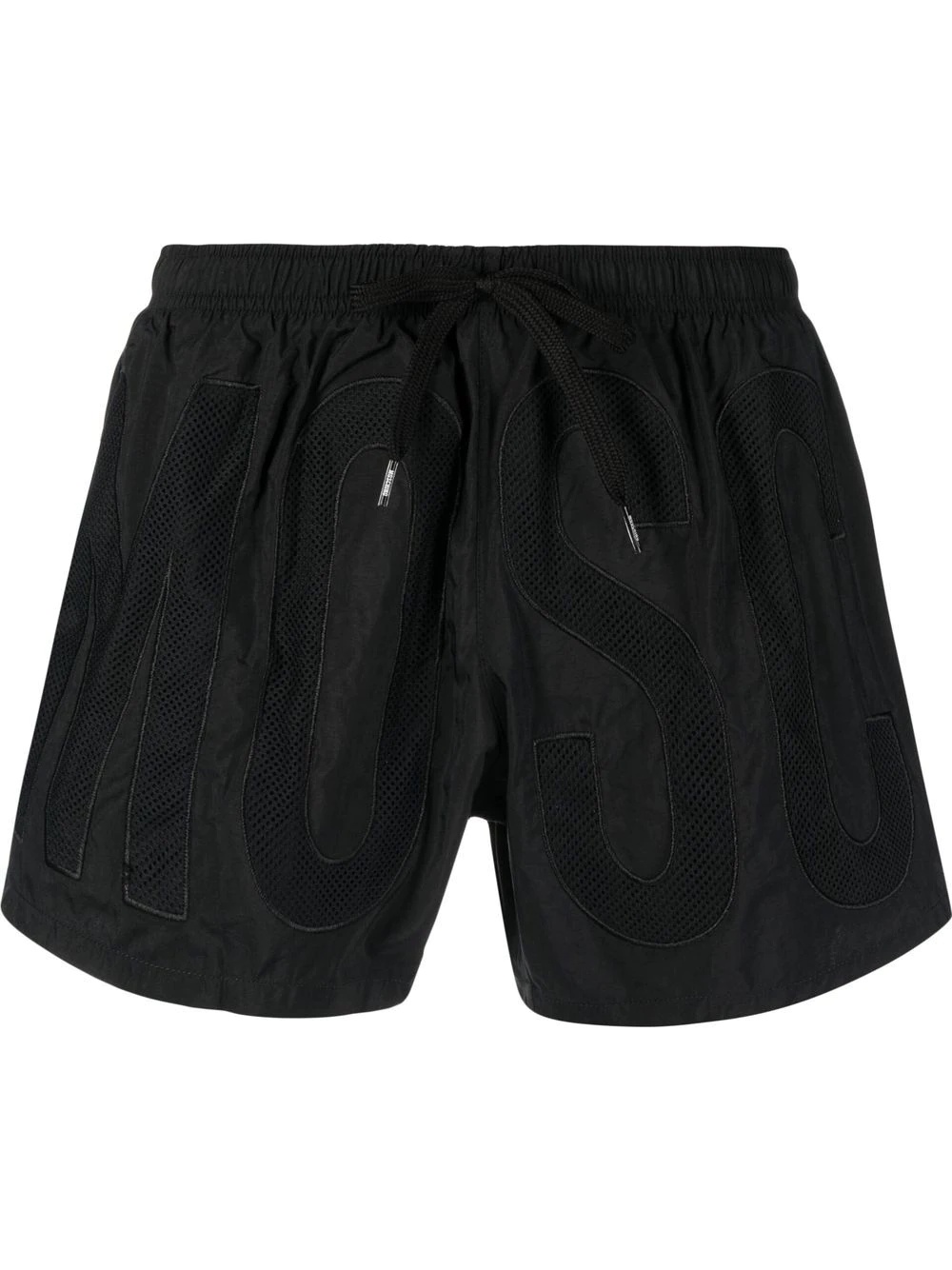 logo-embroidered swim shorts - 1