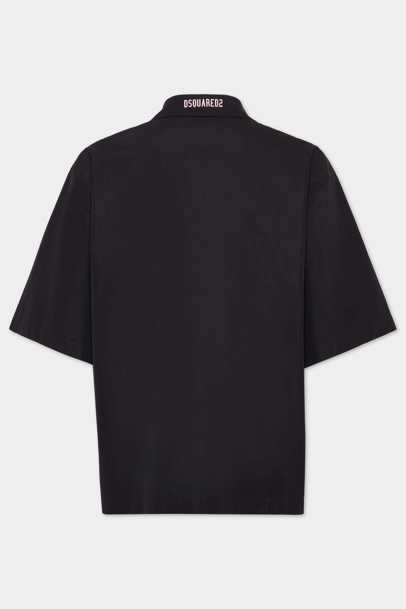 NOTCH COLLAR STUDDED MASK SHIRT - 2