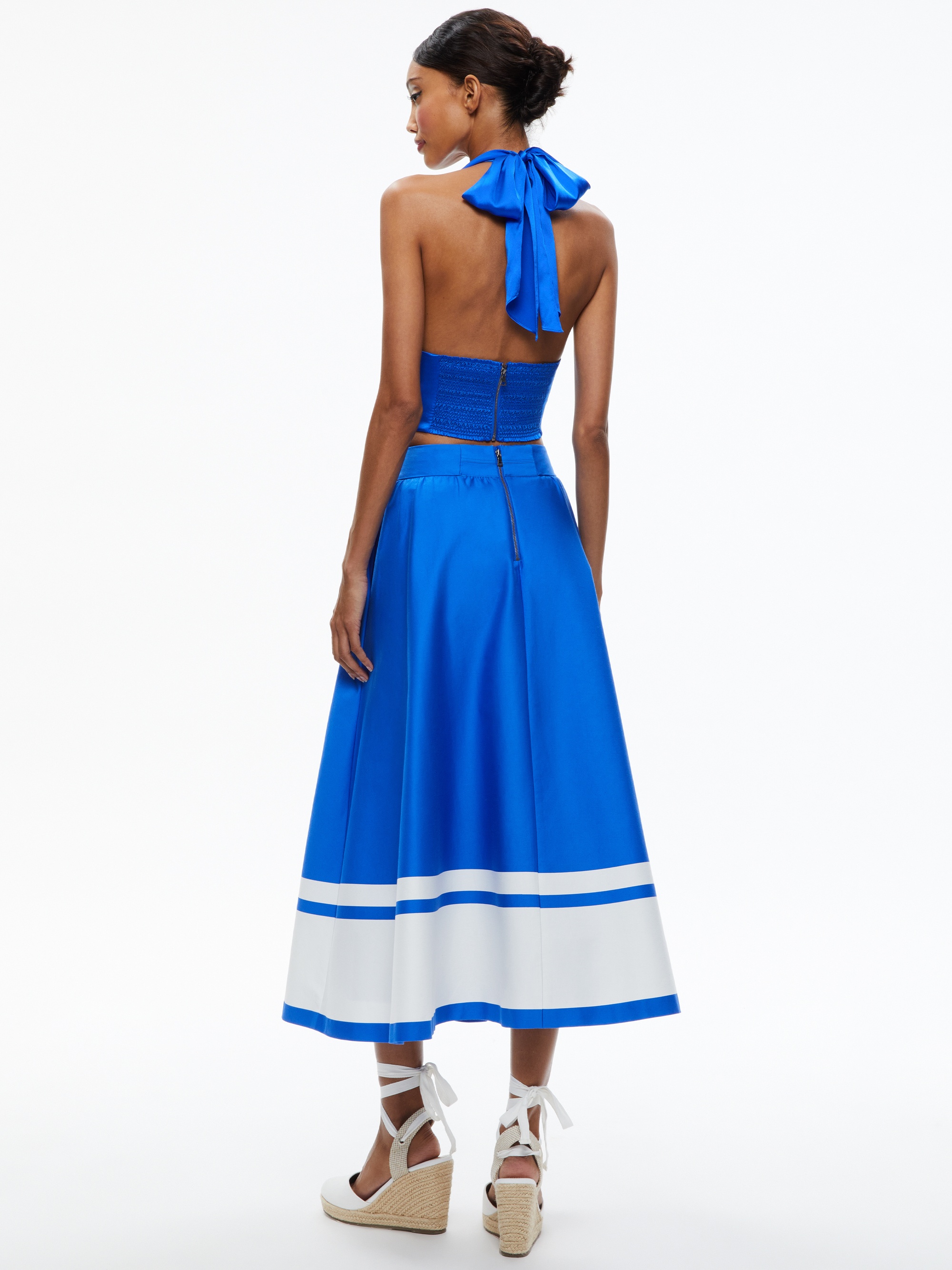 EARLA HIGH WAISTED MIDI SKIRT - 3