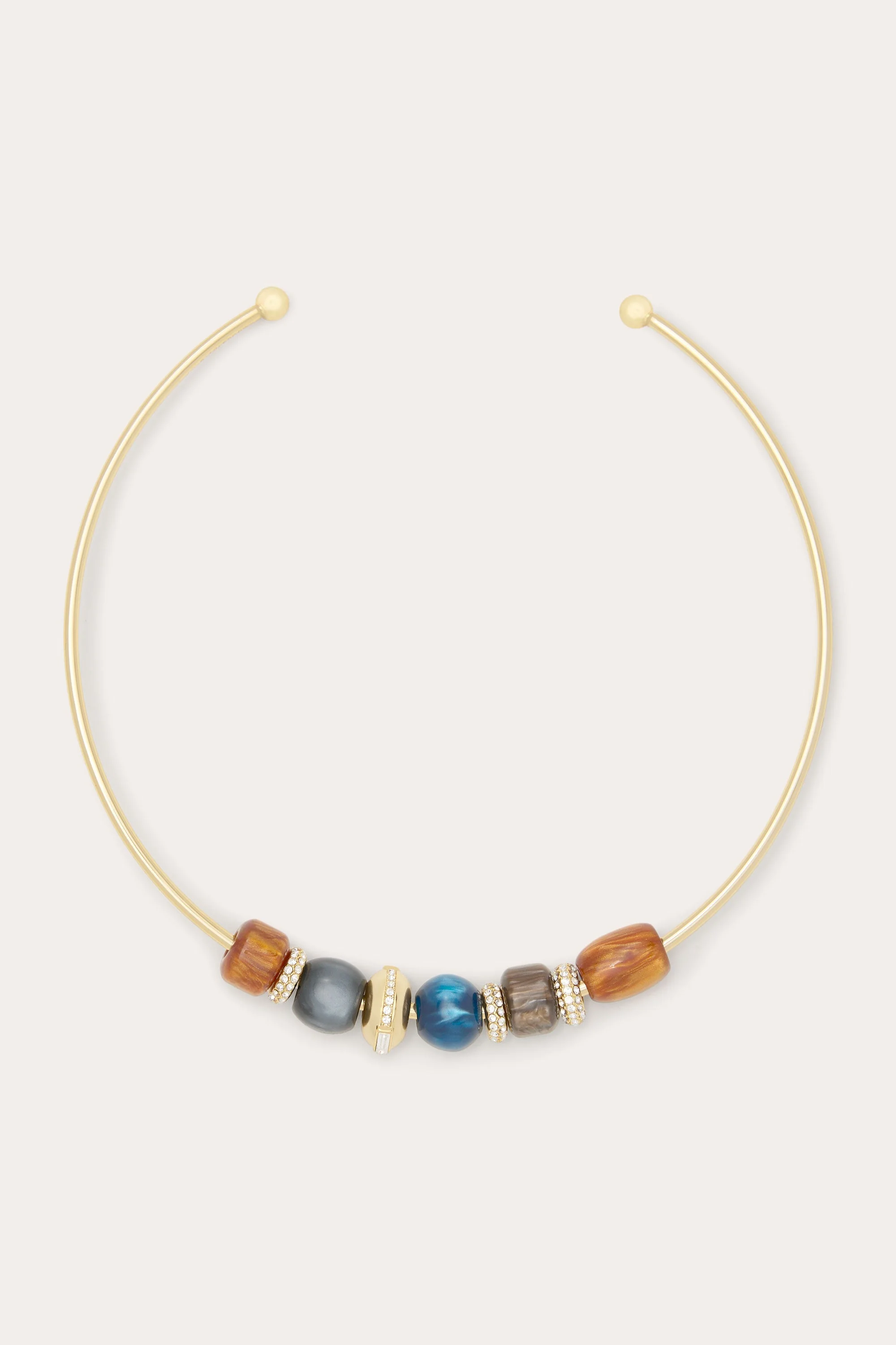 Maya Beaded Collar Necklace - 1