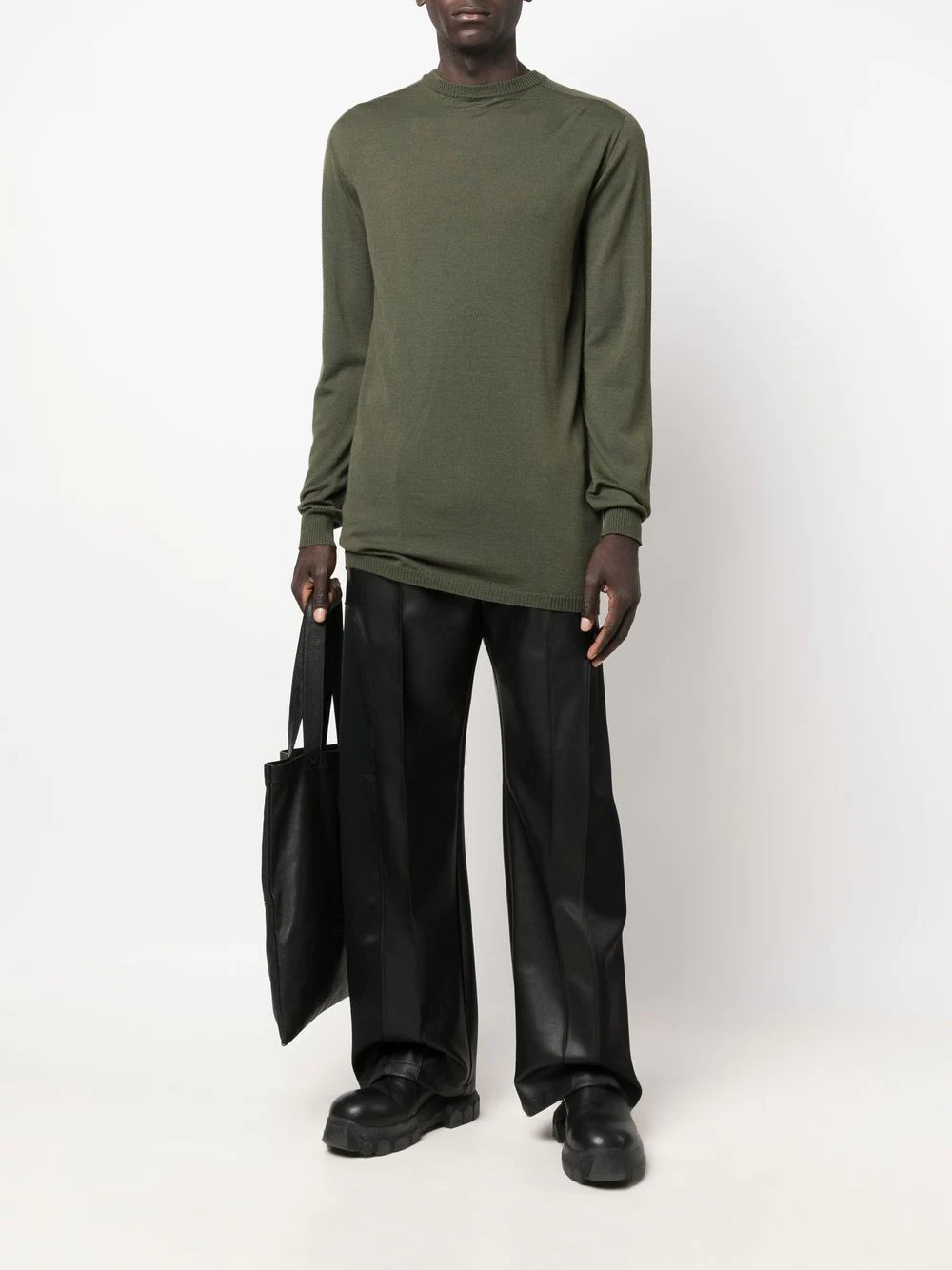 Oversized round-neck jumper - 2