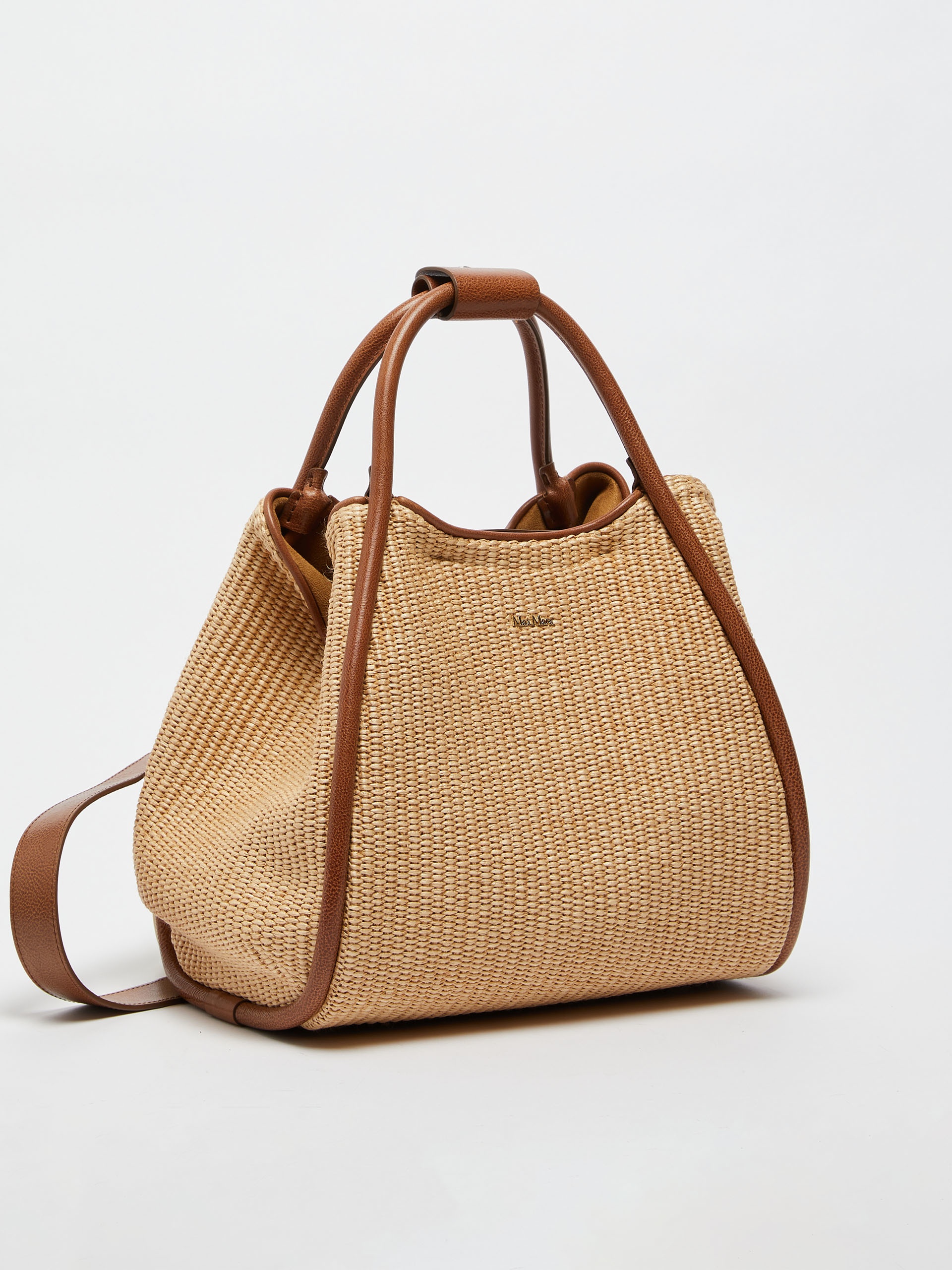 MARINESSTRAW Woven straw tote bag - 5