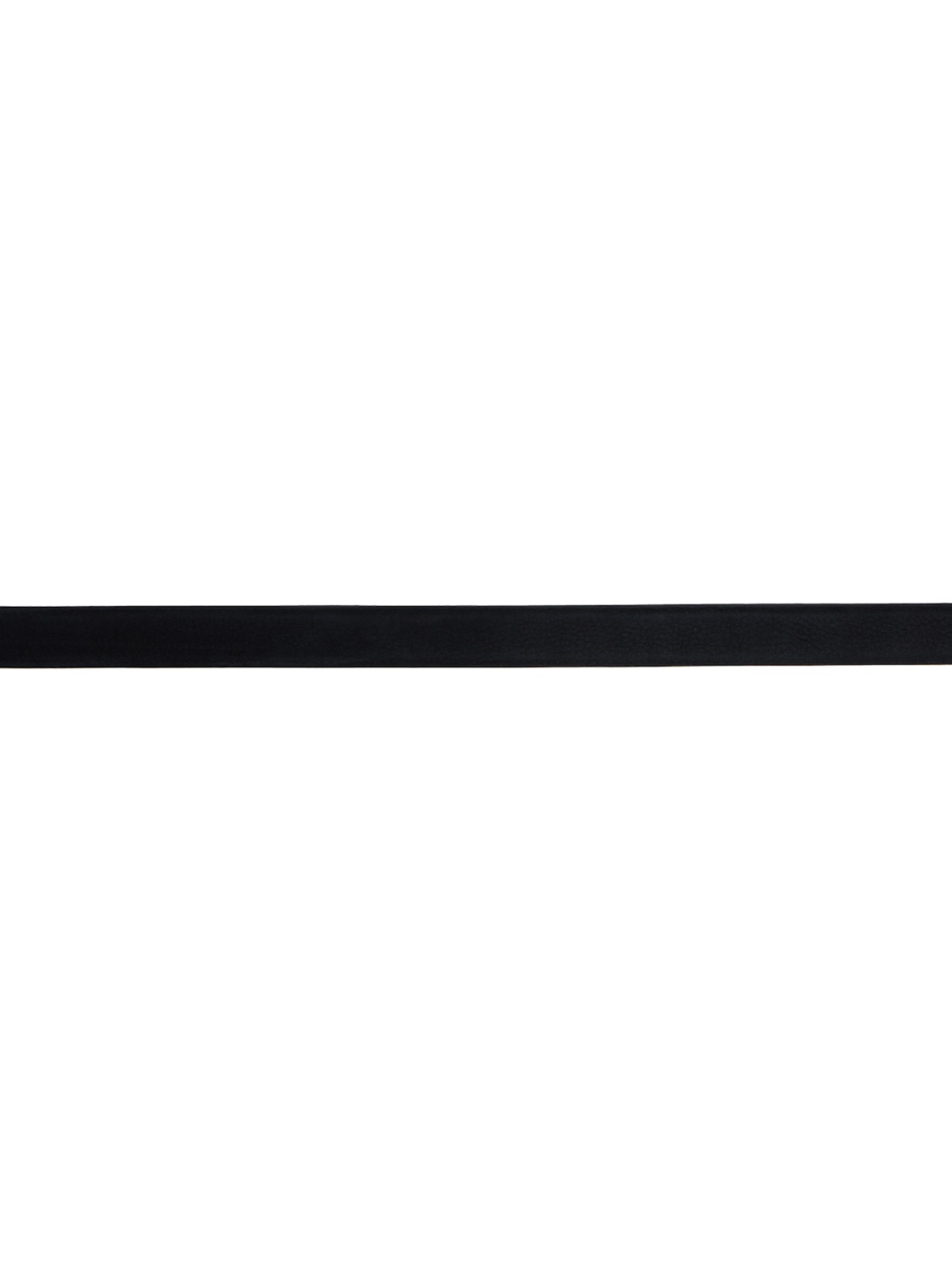 Black Skinny Nubuck Belt - 2