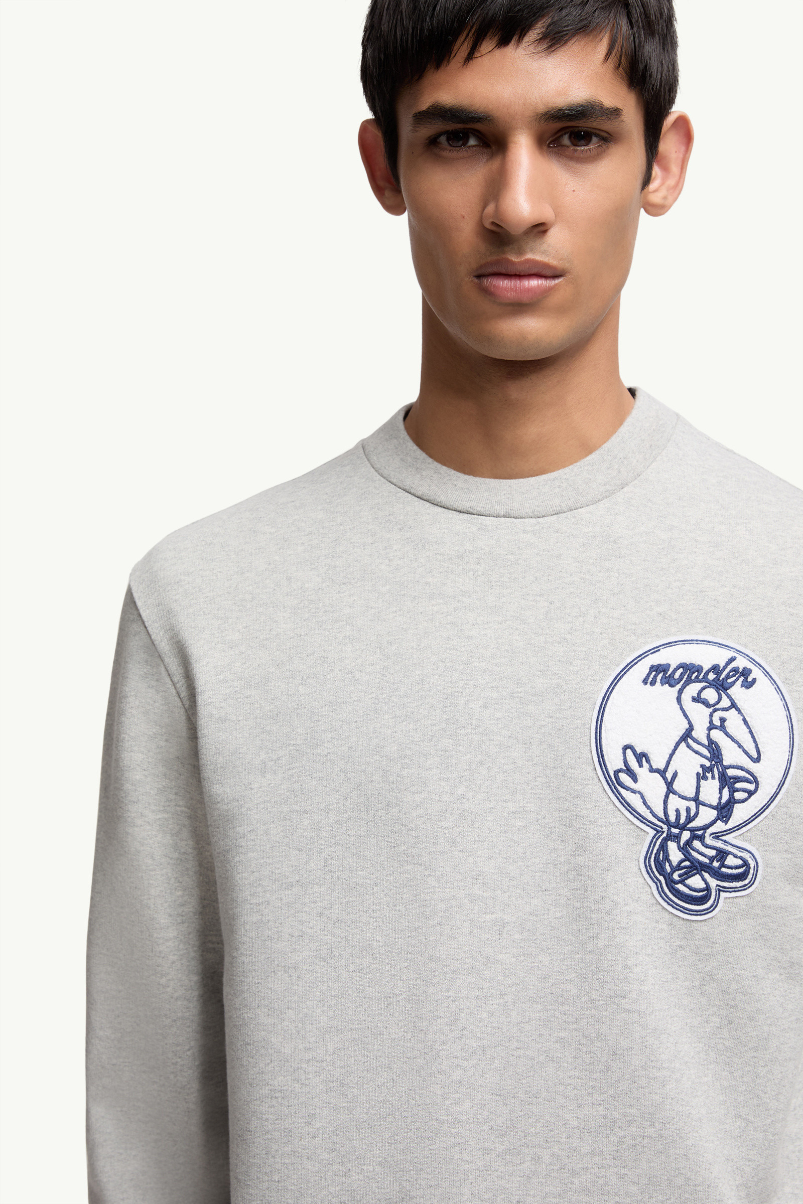 Mascot Patch Cotton Sweatshirt - 6