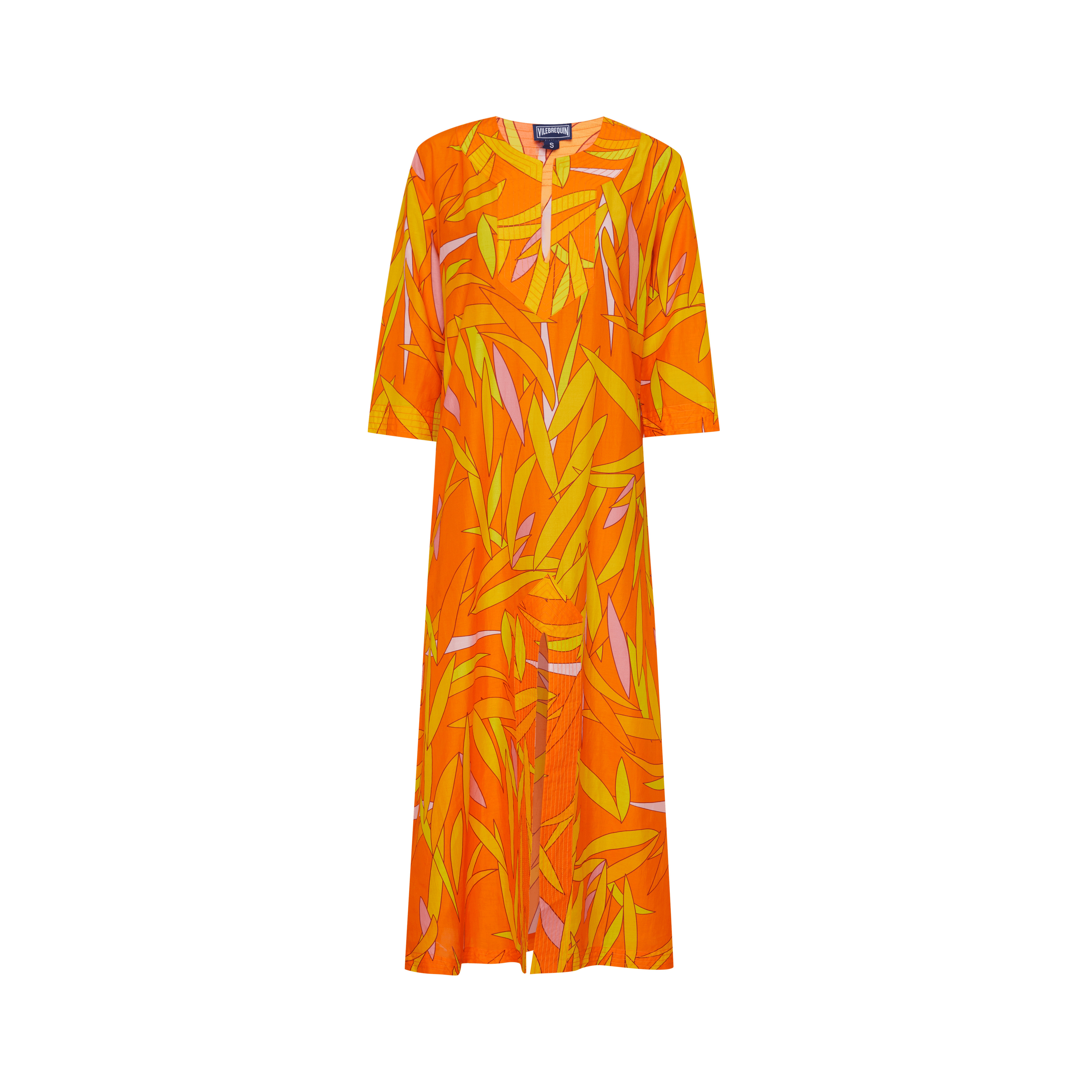 Women Cotton and Silk Kaftan Madrague - 1