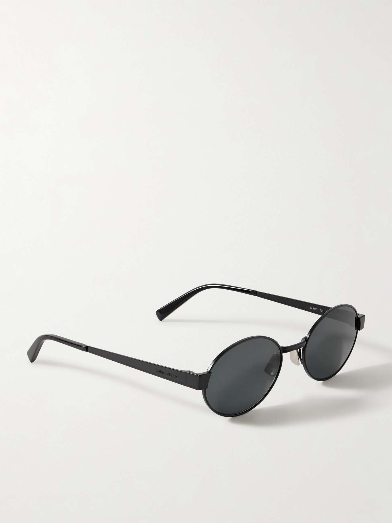 Oval-frame metal sunglasses - 3