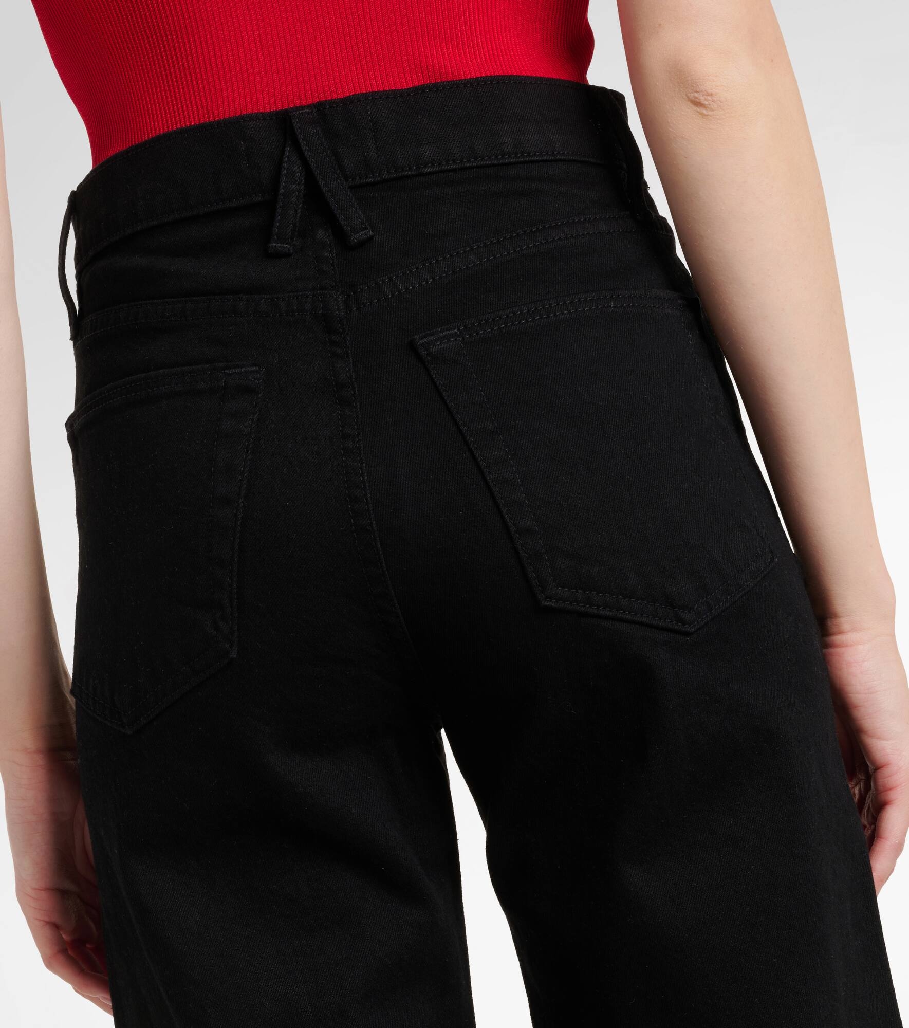 Grace high-rise wide-leg jeans - 6