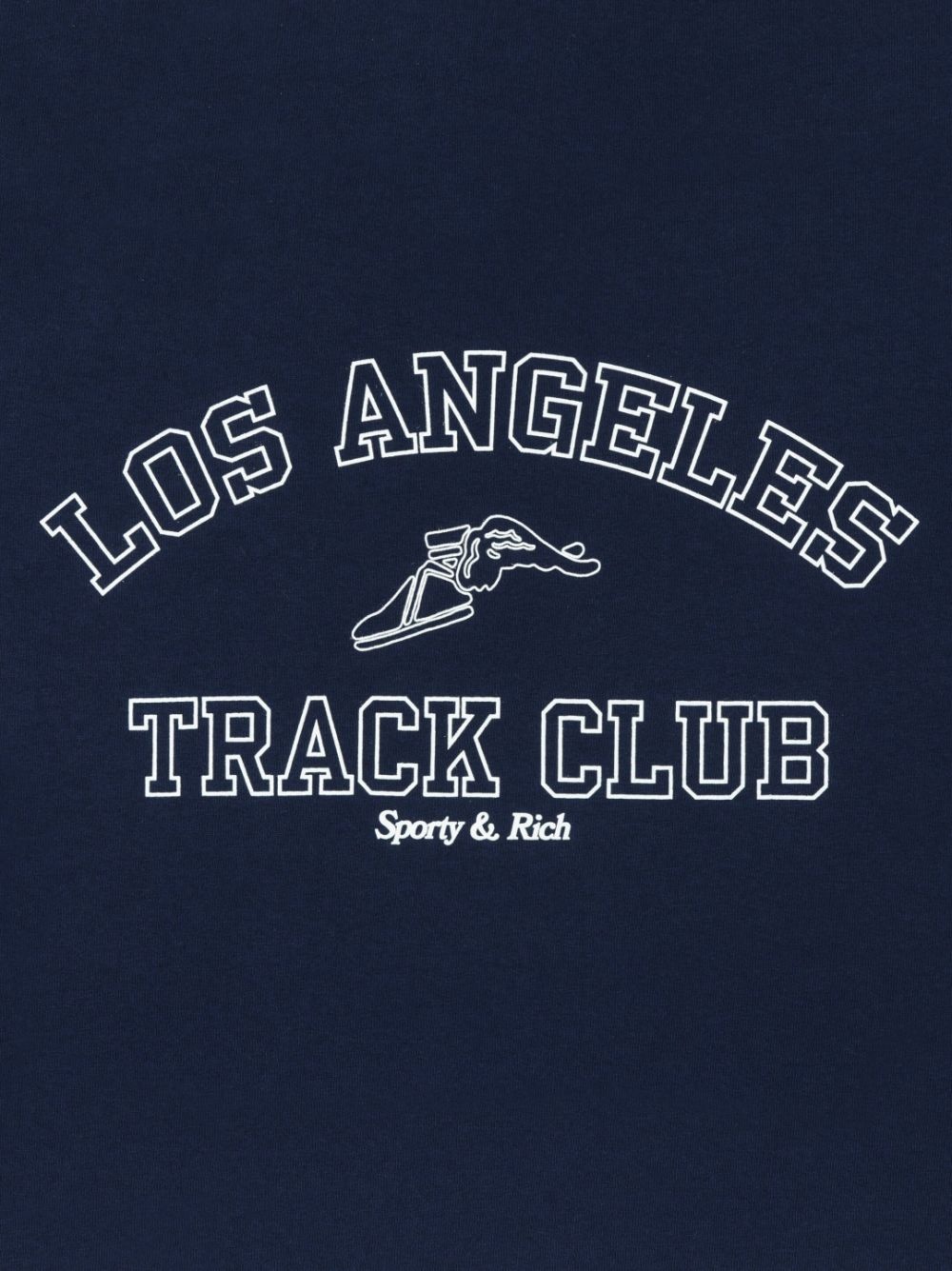 Sporty & Rich Track Club crew-neck sweatshirt | REVERSIBLE