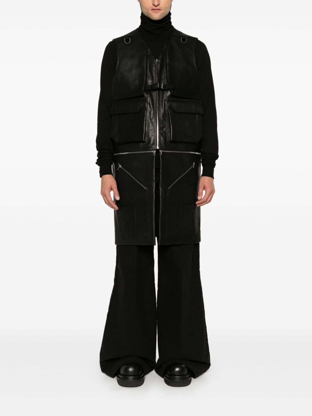 Utility leather vest - 2