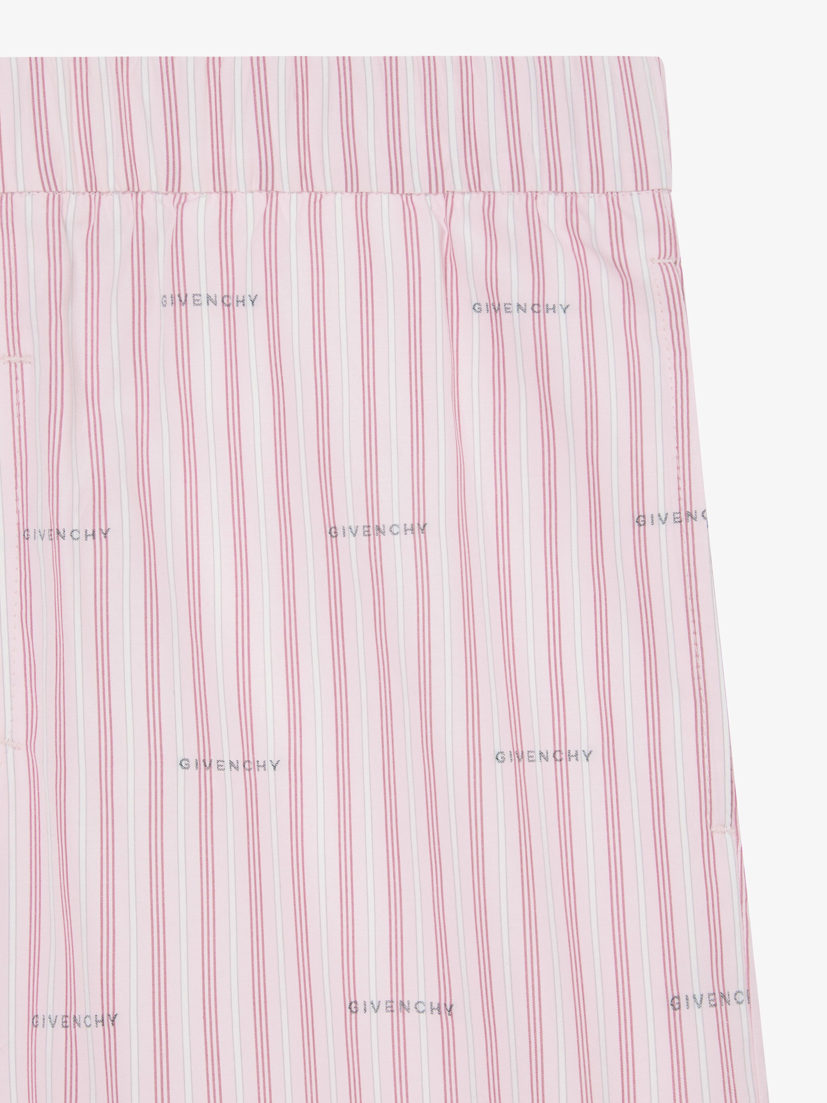 GIVENCHY BERMUDA SHORTS IN POPLIN WITH STRIPES - 5
