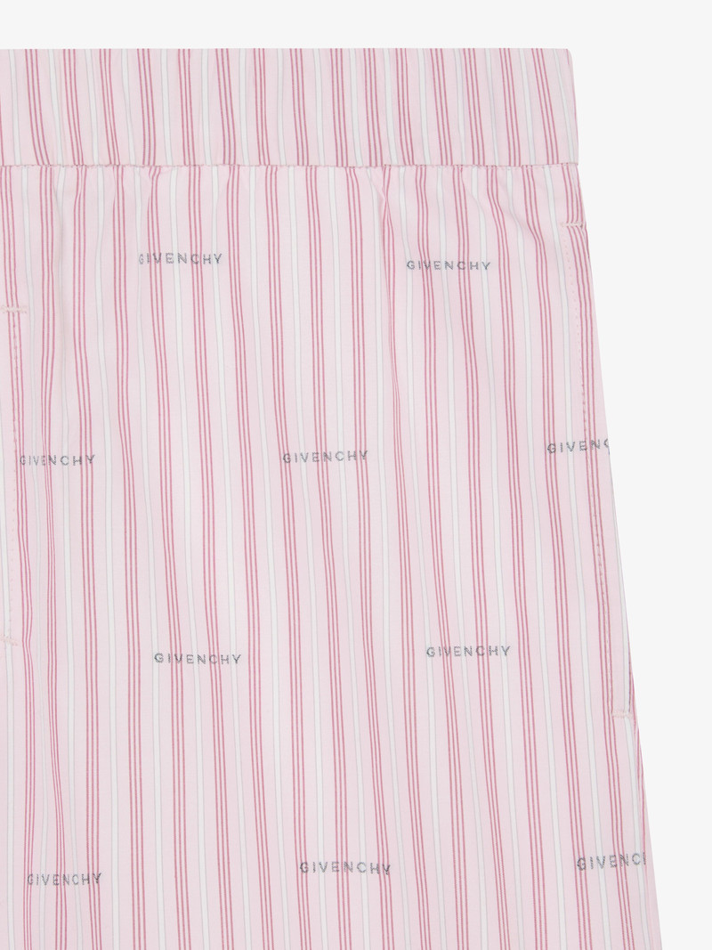 GIVENCHY BERMUDA SHORTS IN POPLIN WITH STRIPES 5