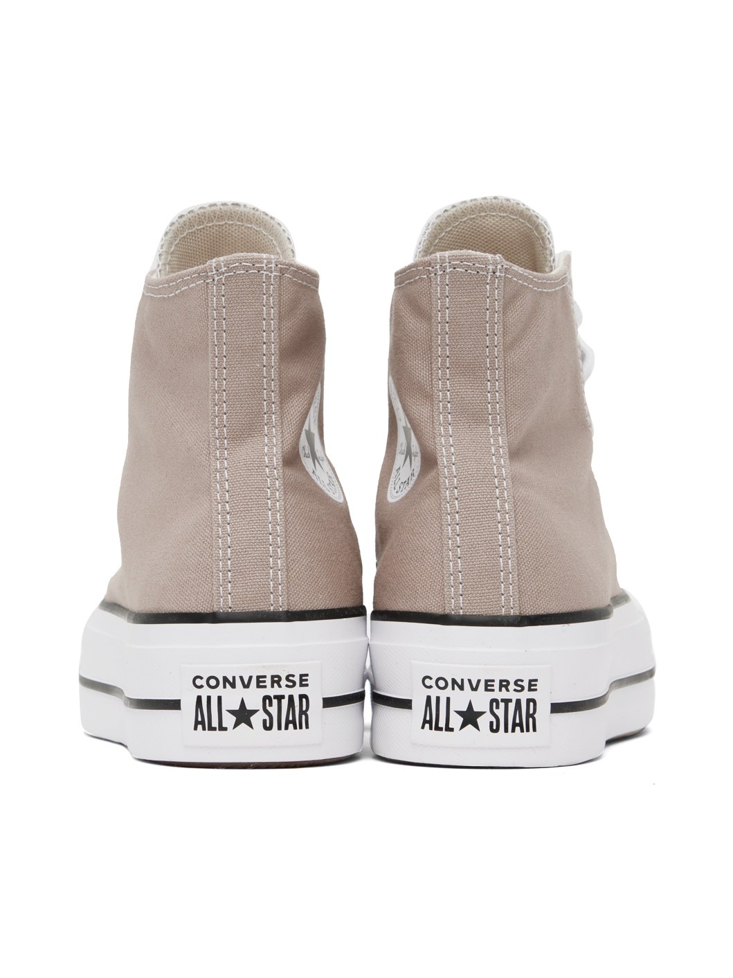Taupe Chuck Taylor All Star Lift Platform High Top Sneakers - 2