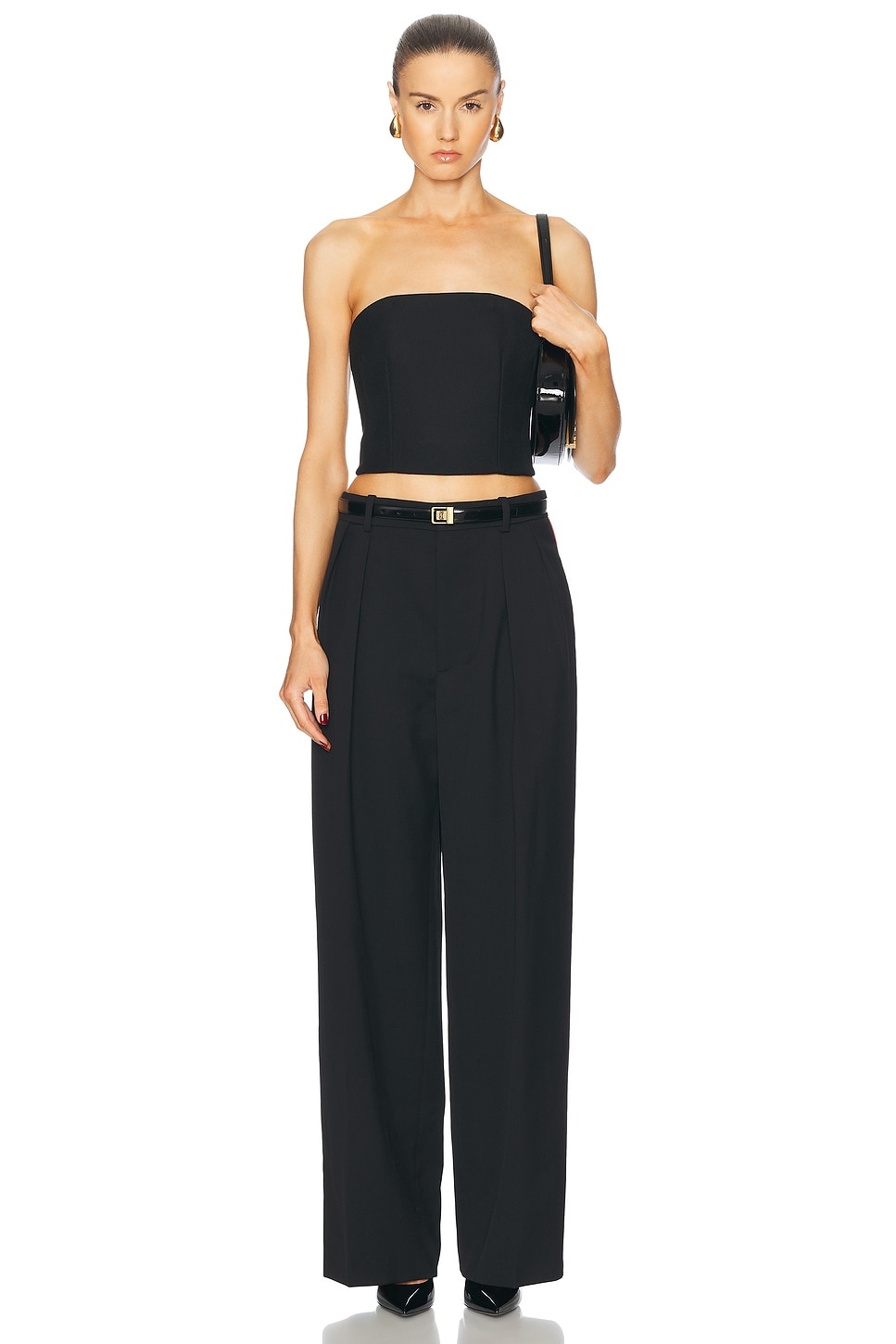 Low Rise Tuxedo Trouser - 6