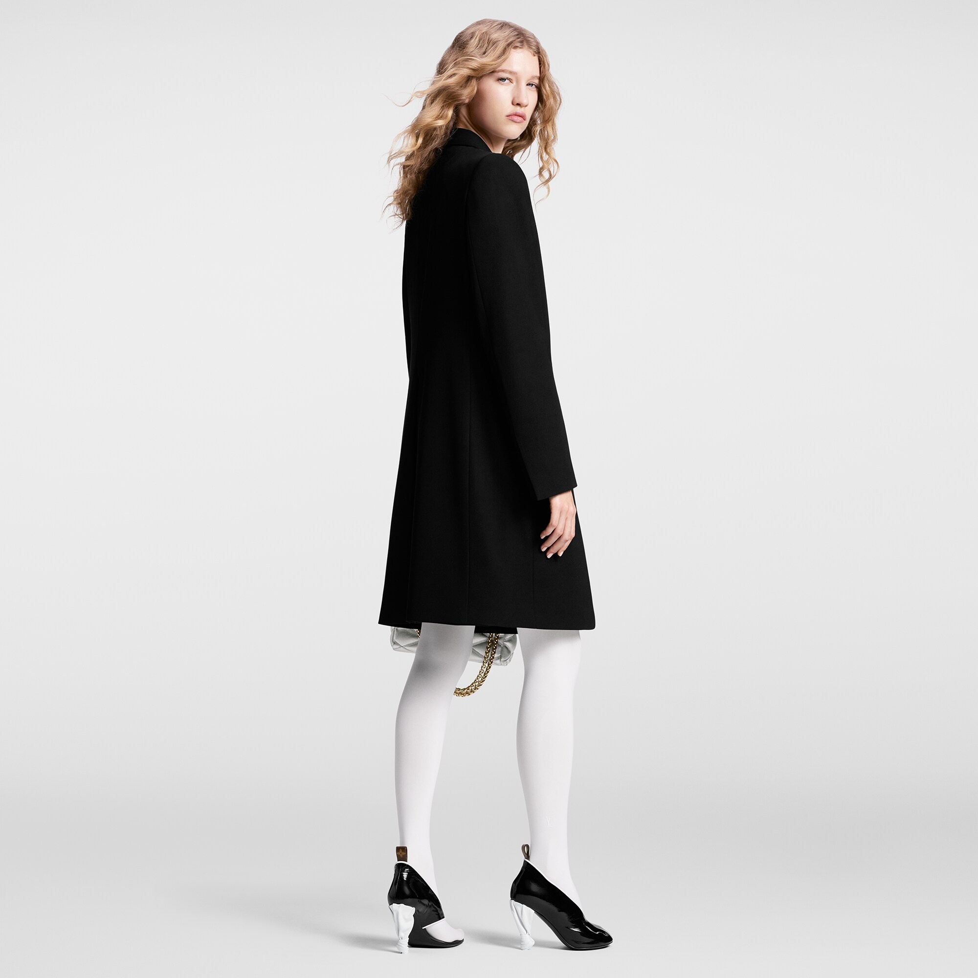 Double-Breasted Wool Coat - 3