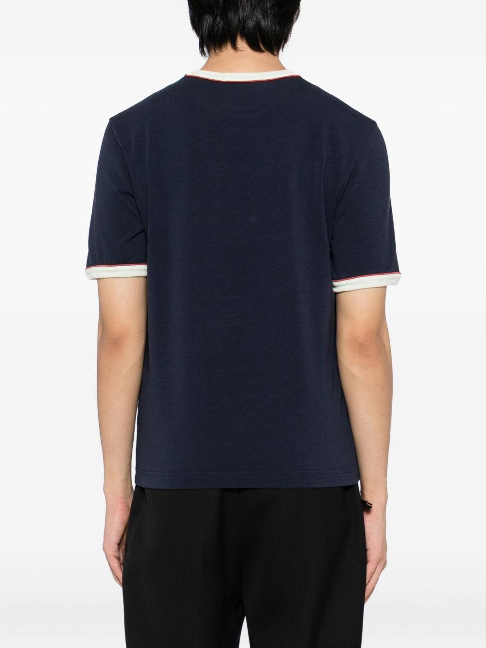 logo-embroidered T-shirt - 3
