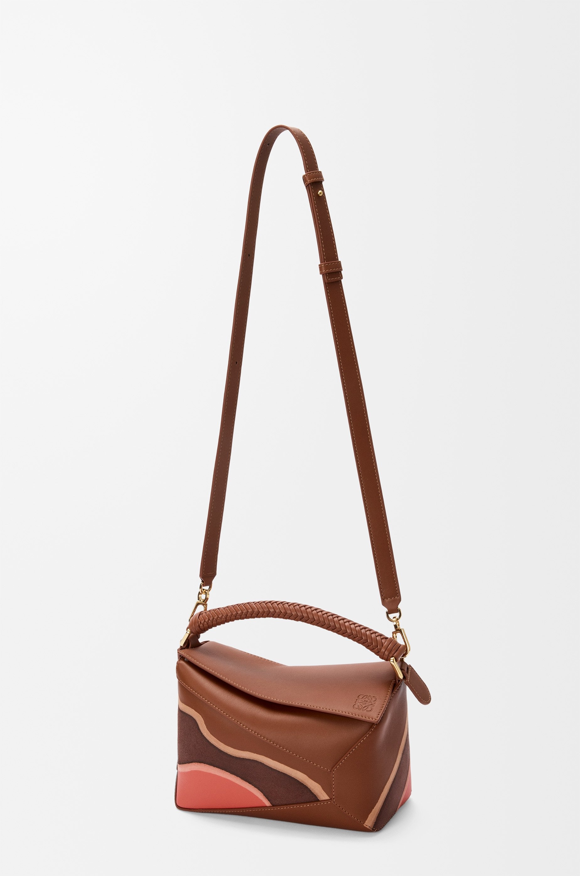 Small Puzzle Edge bag in nappa calfskin - 8