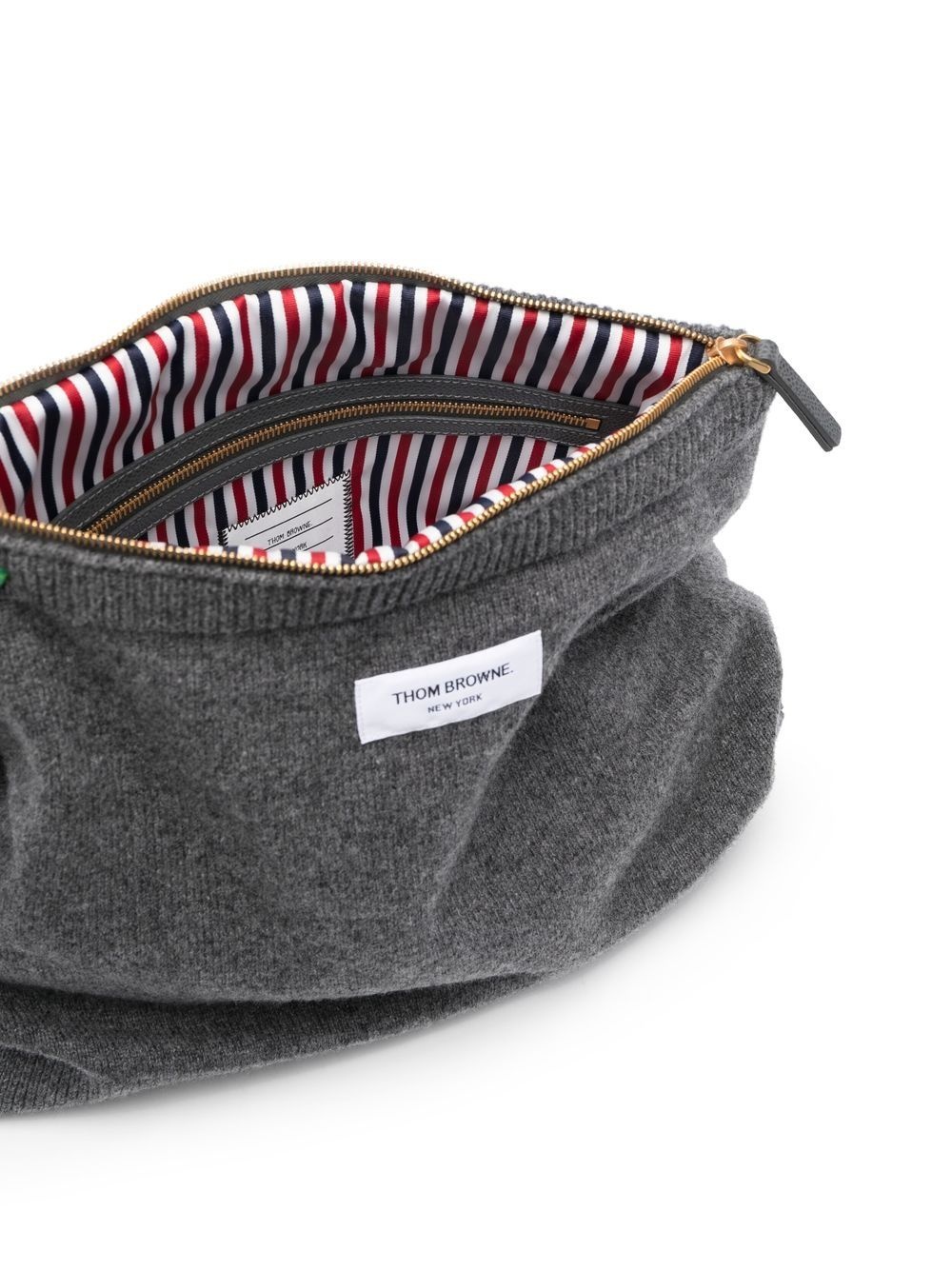 zip-up messenger bag - 5