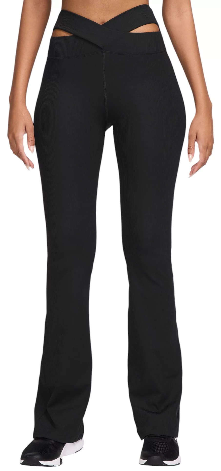 Nike Women's Zenvy Cutout Gentle-Support Flared Leggings - 1