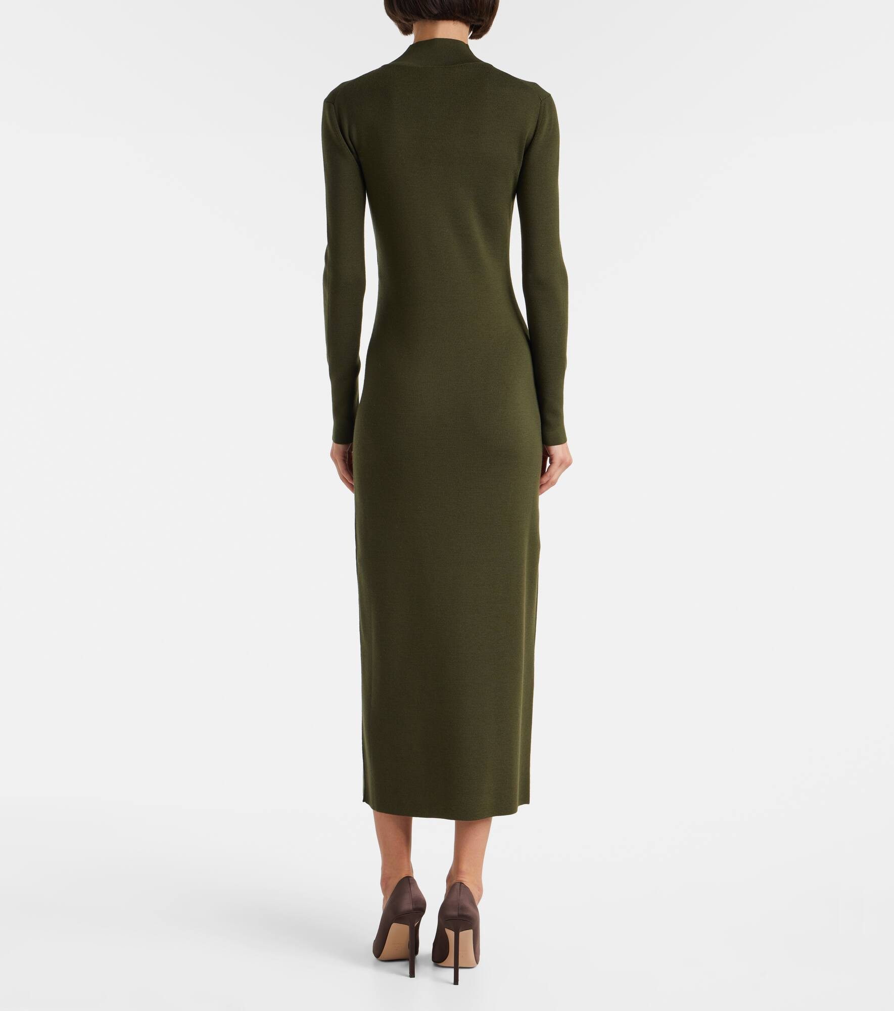 Wool midi dress - 3