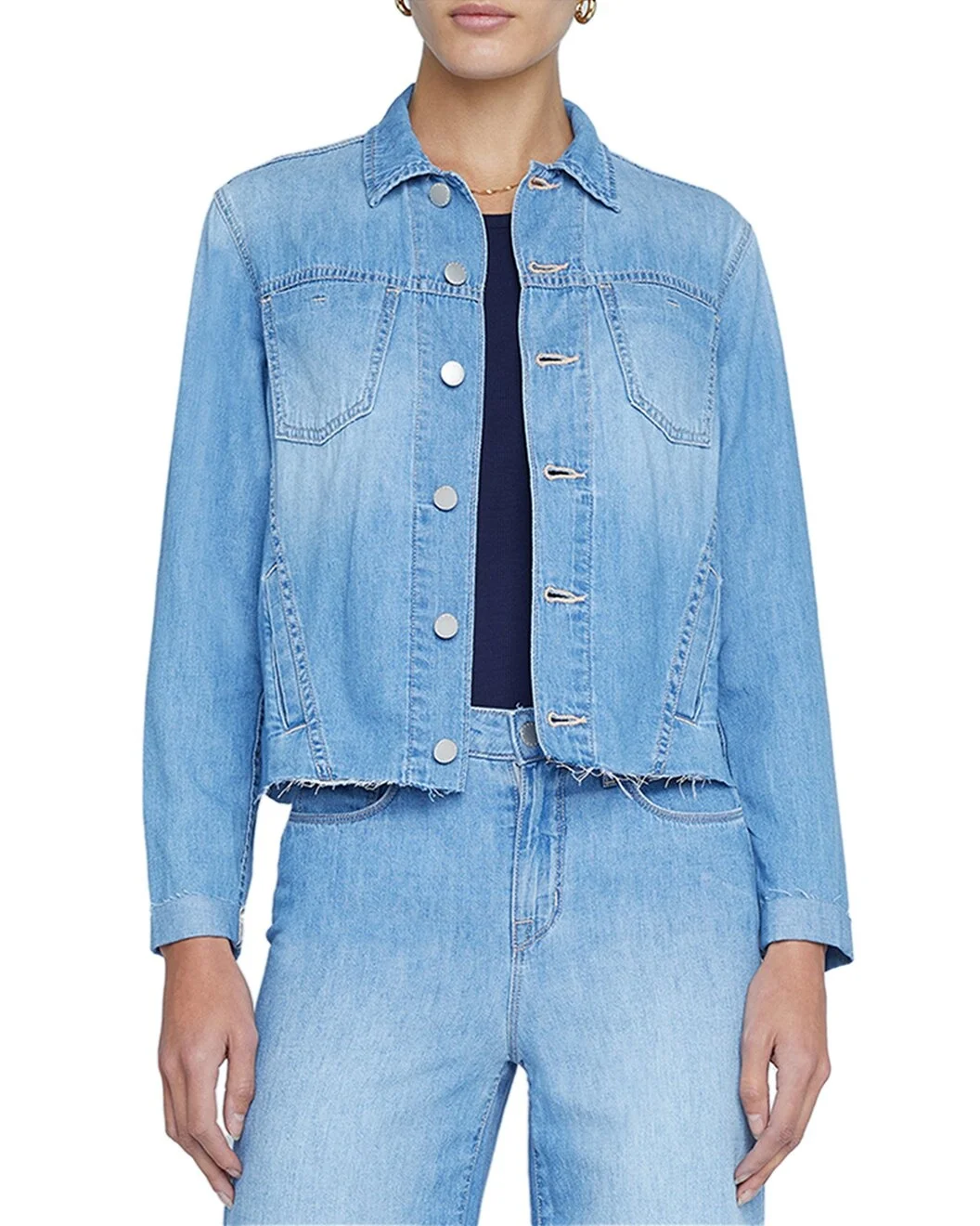 L'AGENCE Janelle Slim Raw Jacket - 1