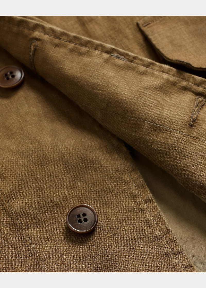 Bonded Linen Walking Coat 4