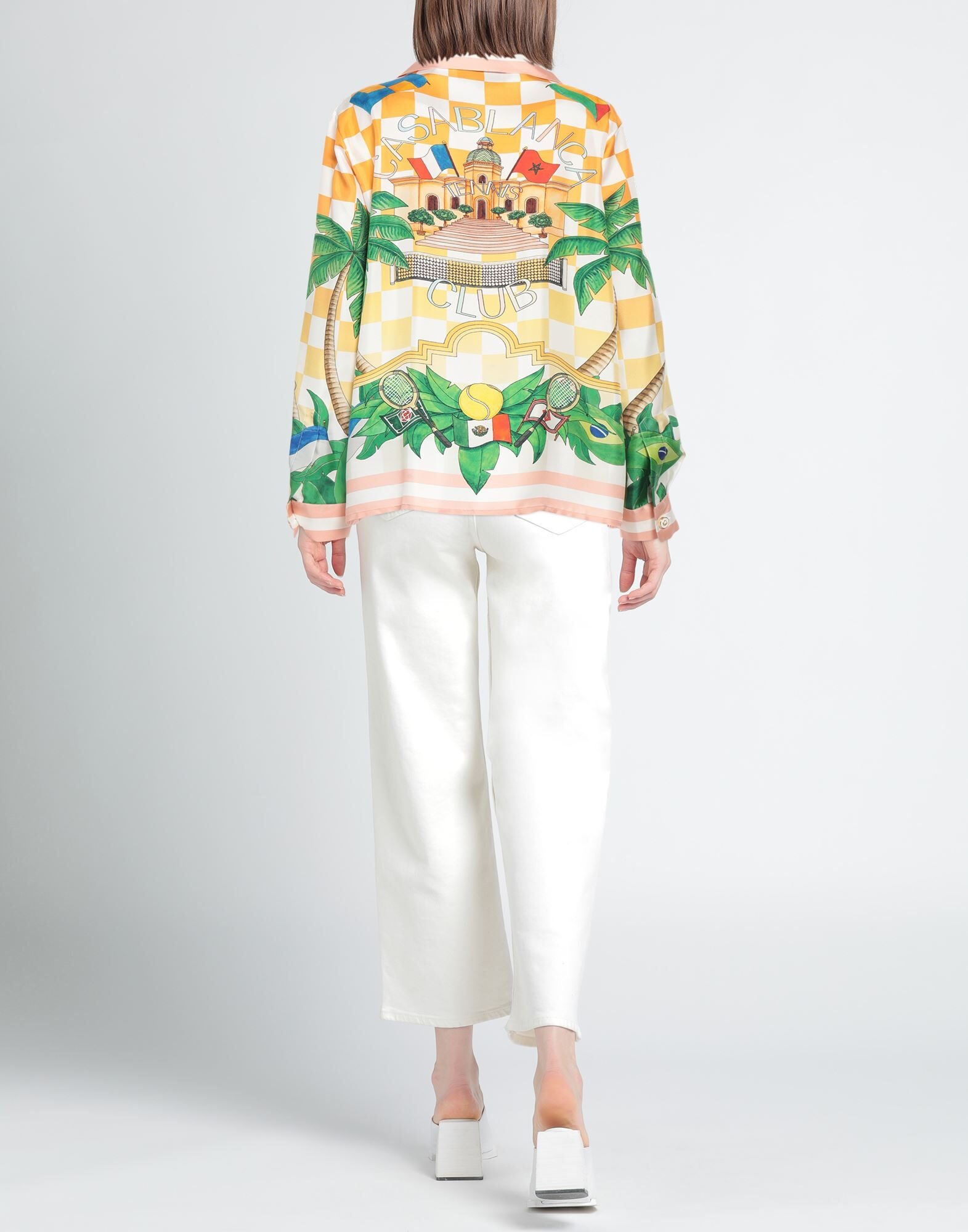 Mandarin Women's Patterned Shirts & Blouses - 3