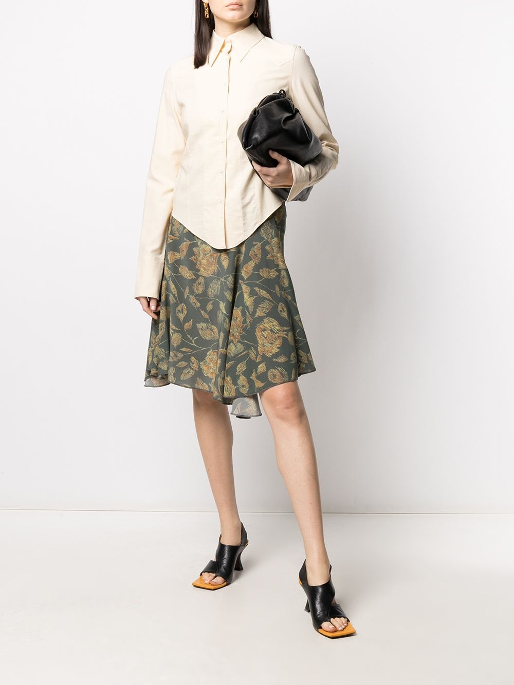 fitted button-up shirt - 2
