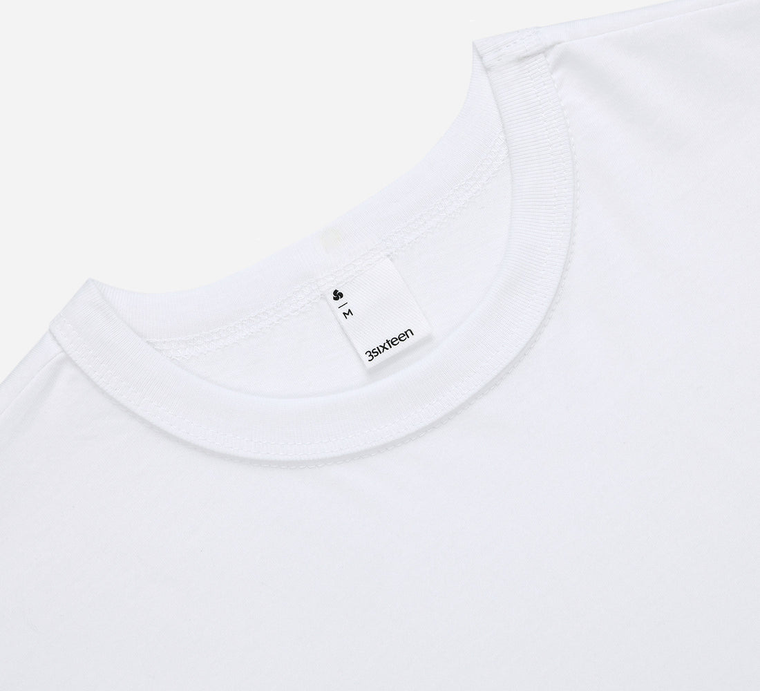Pima T-Shirt - White (2 Pack) - 3