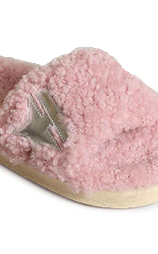 Poolstar Shearling Slide Sandals pink - 6