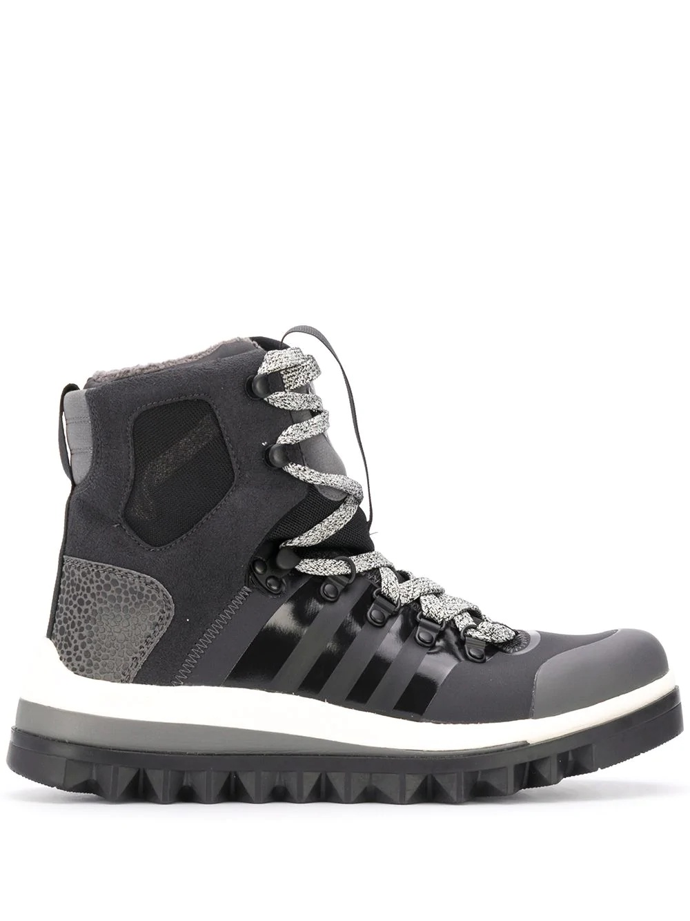 panelled ankle-length snow boots - 1