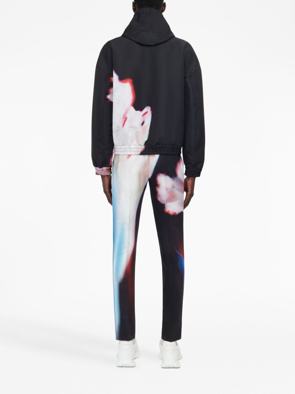 Solarised Flower hooded jacket - 4