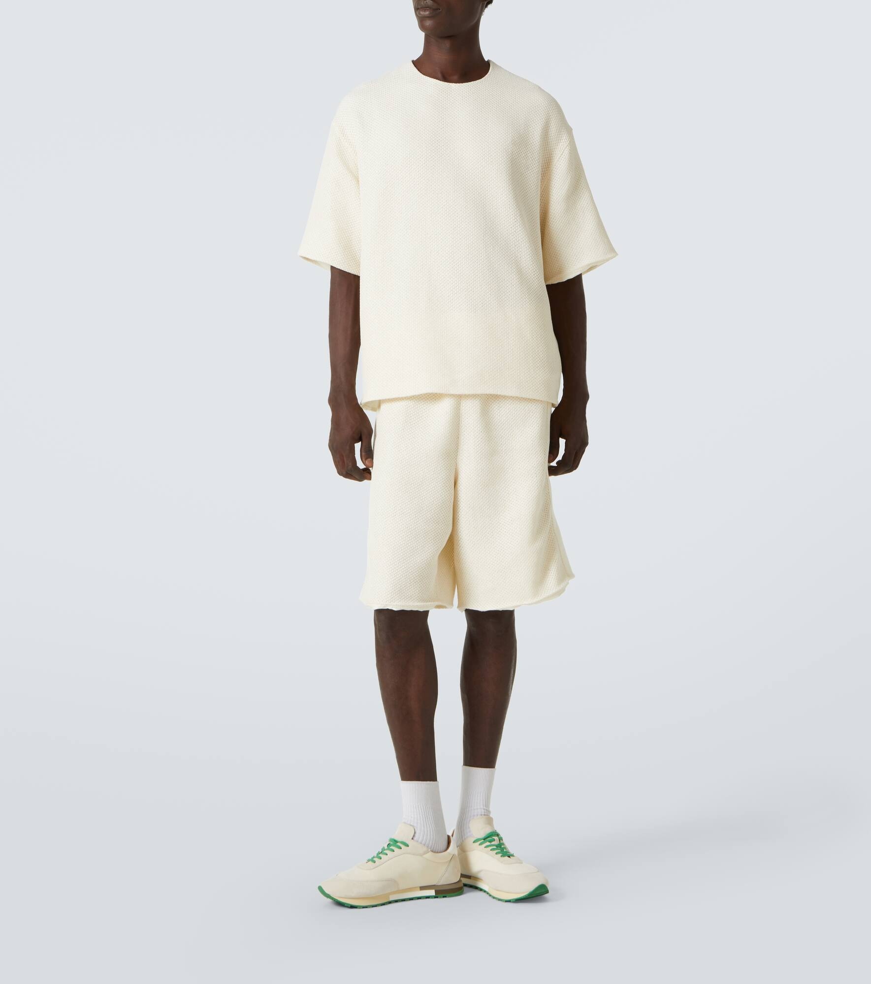 Cotton-blend shorts - 2