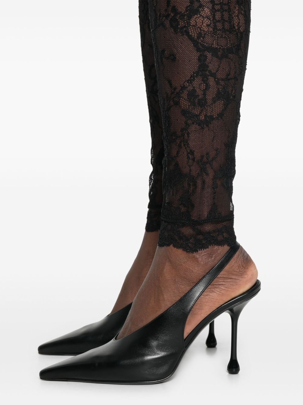 chandelier lace leggings - 5