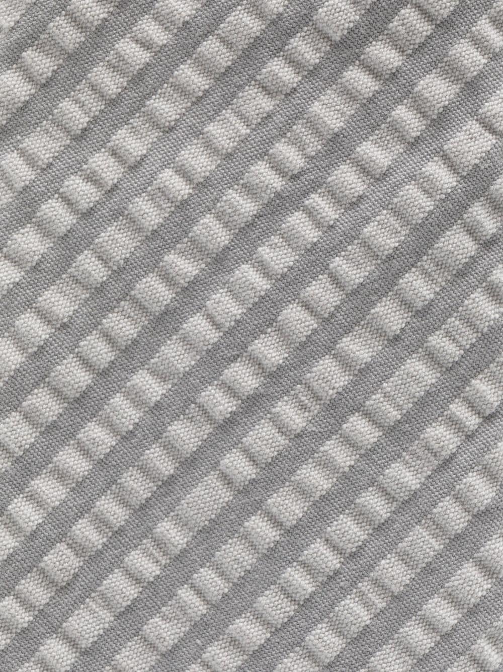 stripe seersucker-texture cotton tie - 2
