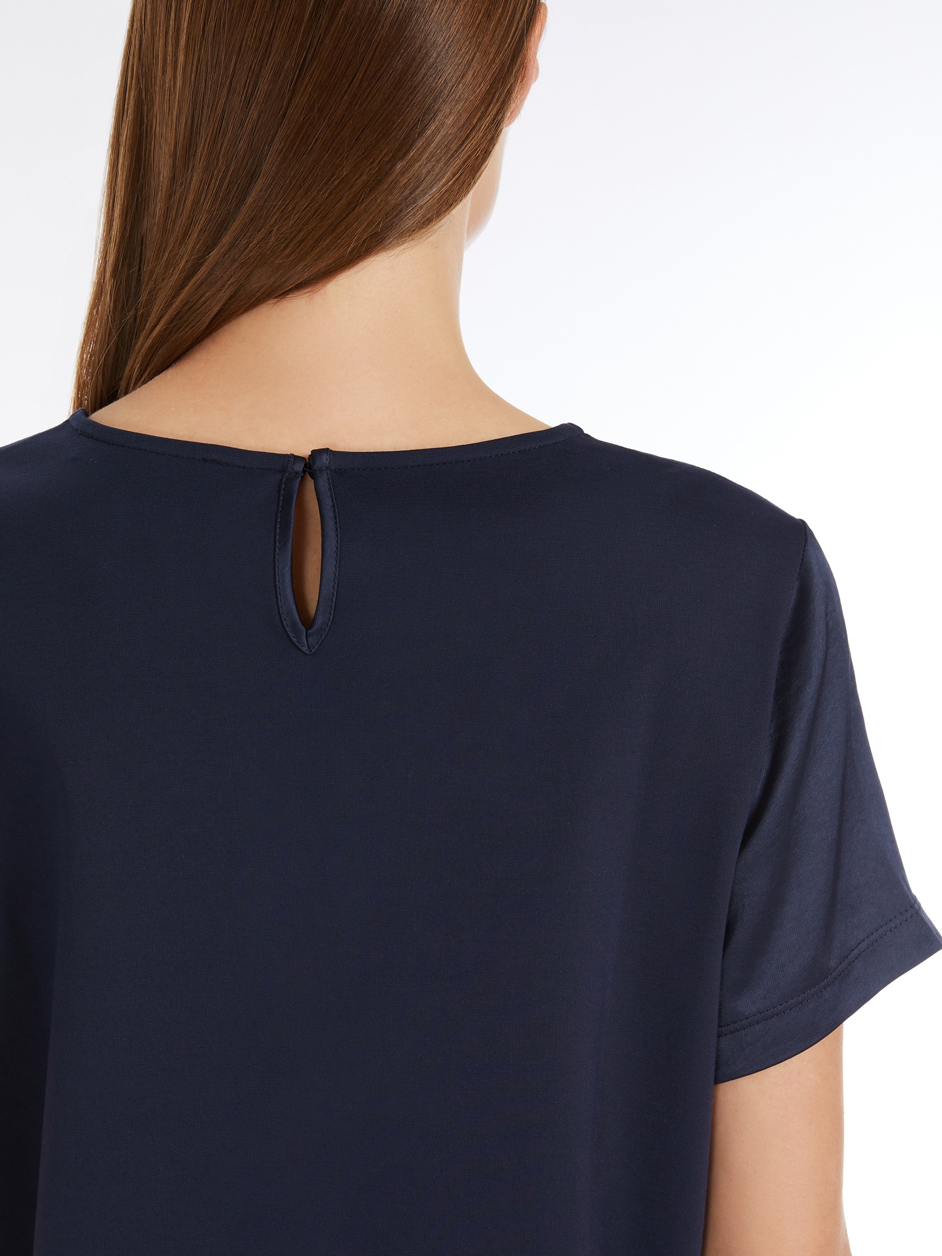AMBURGO Satin and jersey T-shirt - 6