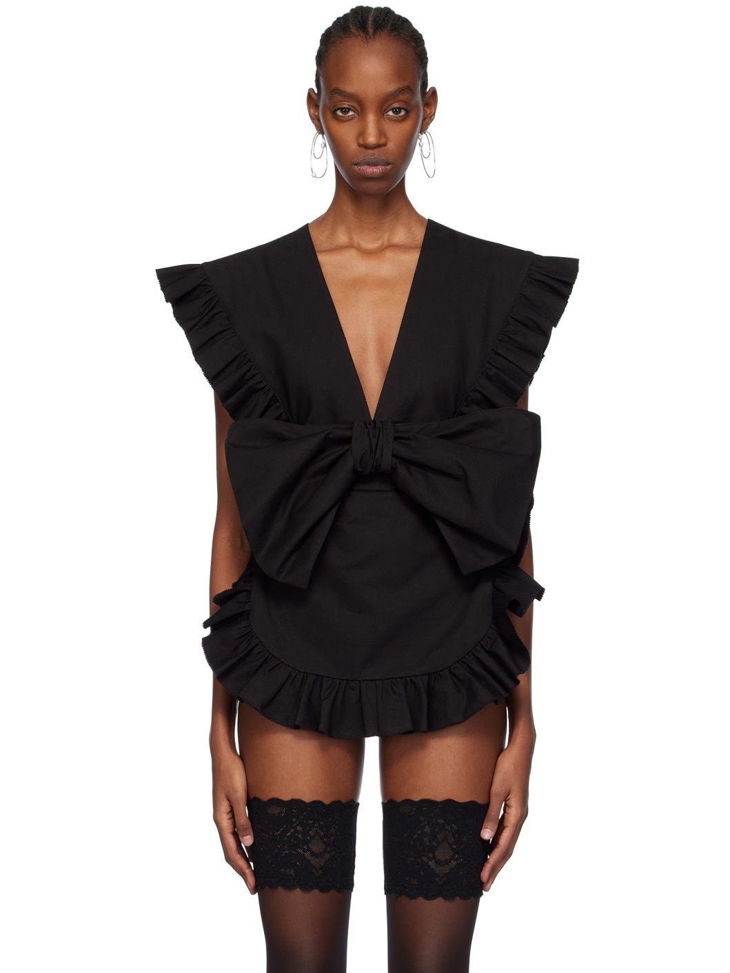 Black Bow Minidress - 1