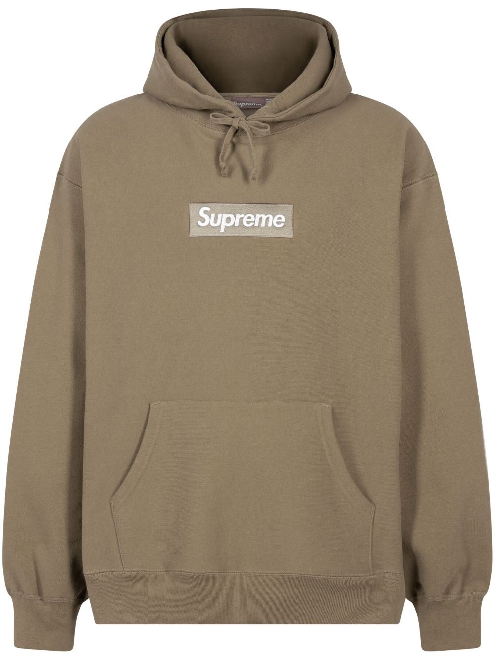 Box Logo cotton hoodie - 1