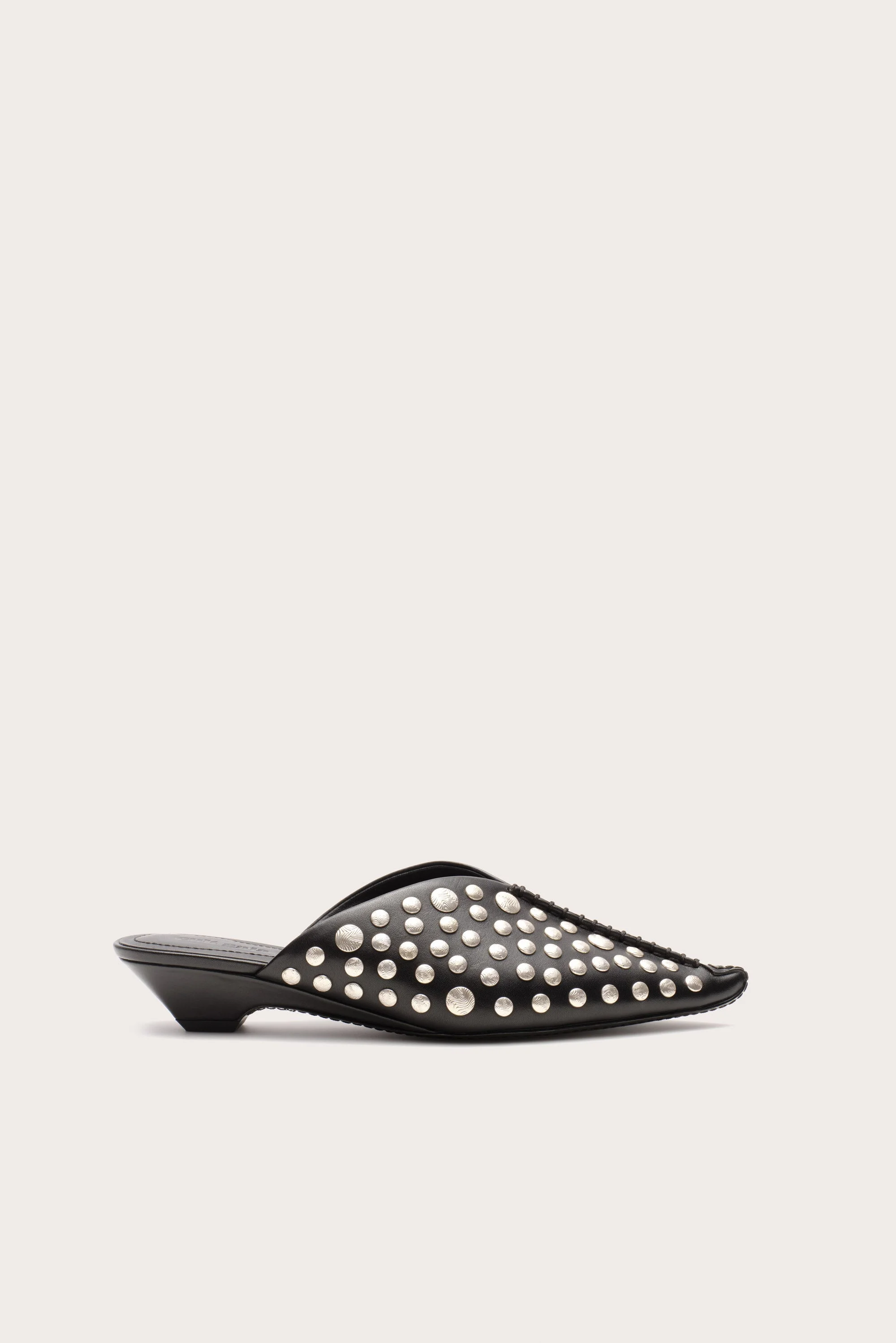 THE JASMIN STUDDED BABOUCHE MULE - 1