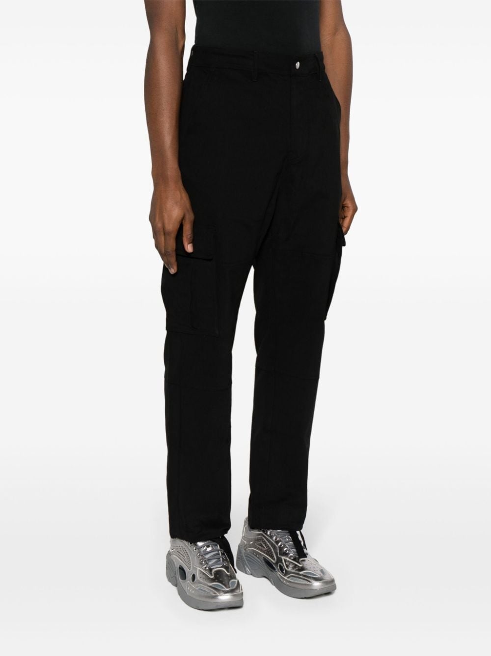Cross tapered cargo trousers - 3