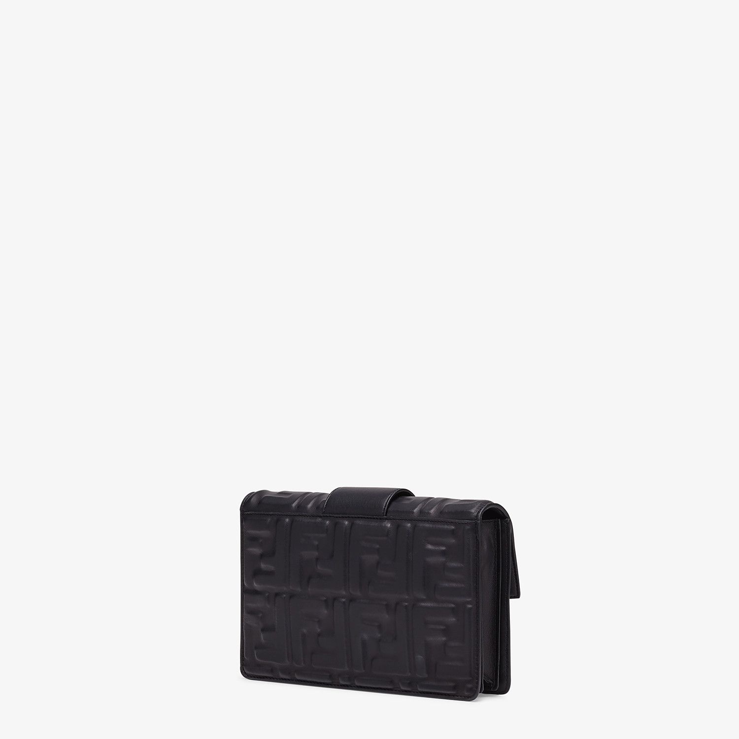 Black nappa leather clutch - 2