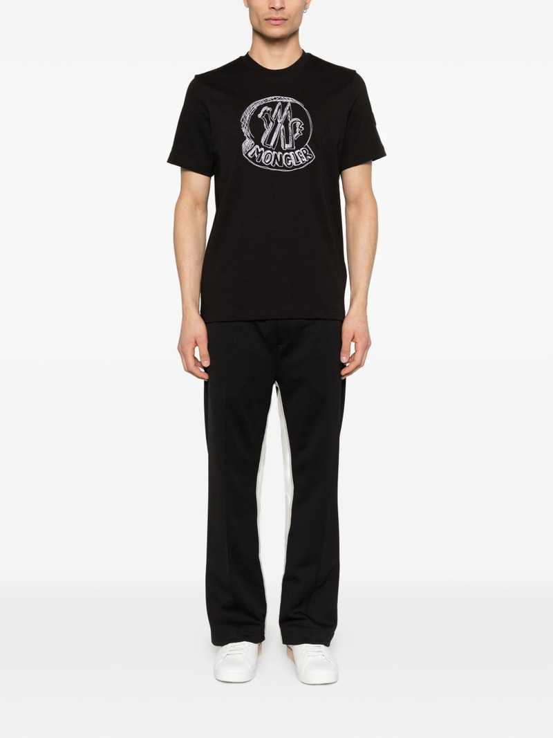 Moncler cartoon logo T-shirt outlook