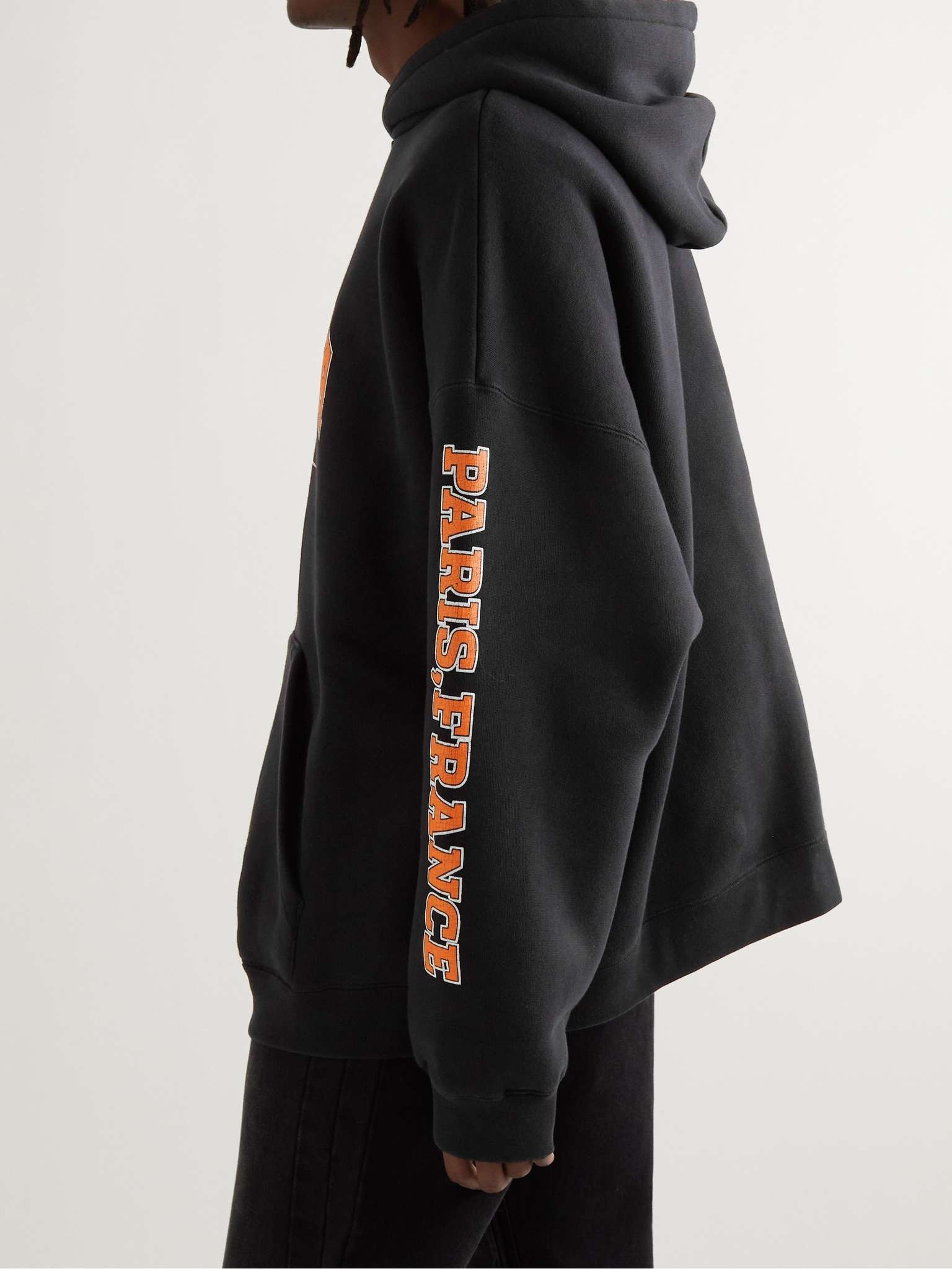 Logo-Print Cotton-Blend Jersey Hoodie - 4
