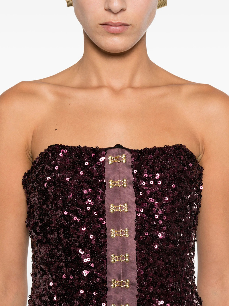 Elisabetta Franchi Sequin-embellished Midi Dress 5