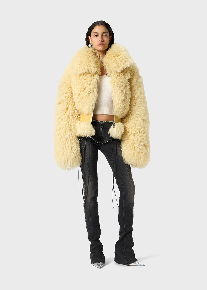Blumarine SHEARLING BOMBER outlook